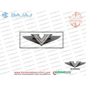 Bajaj V15 Vikrant Sele Plastiği V Logosu